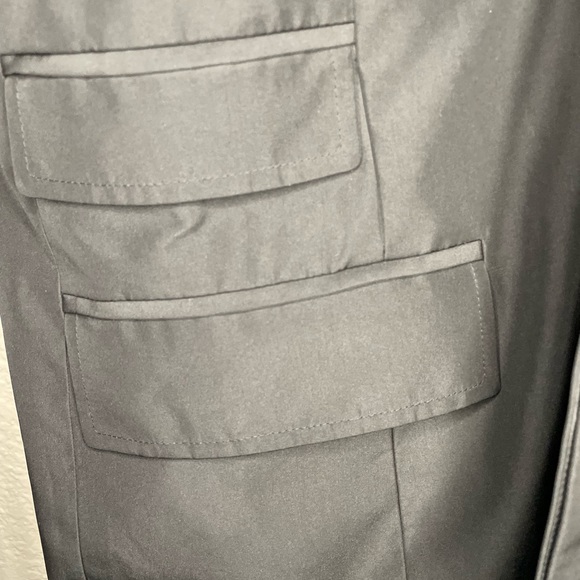 Ann Taylor Loft Long Black Jacket with Buttons Size Large - Picture 3 of 5